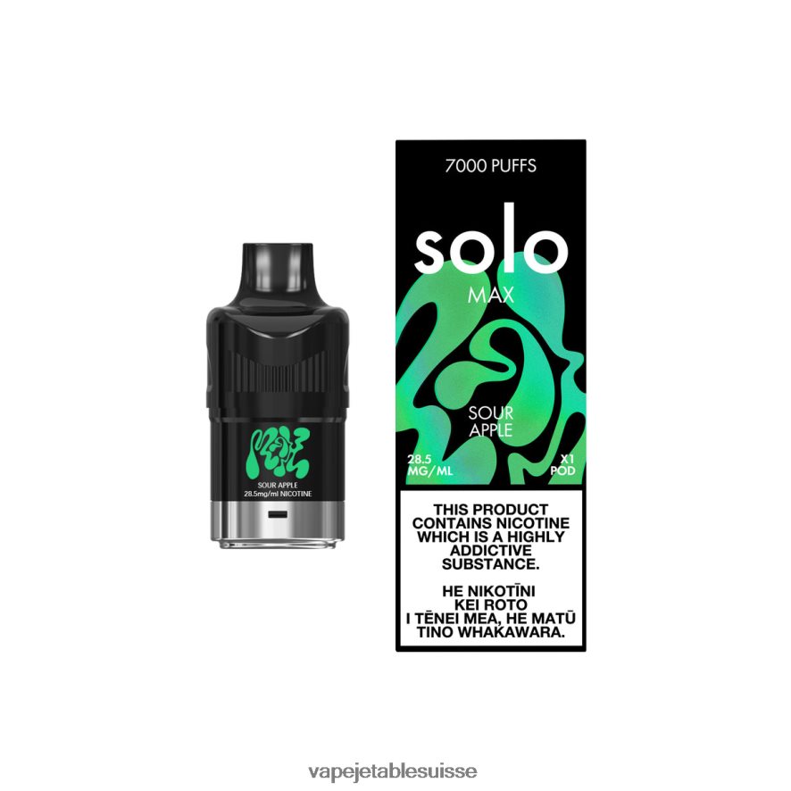Vape Shop Geneve - Solo MAX cosse 26LPZN80 pomme aigre