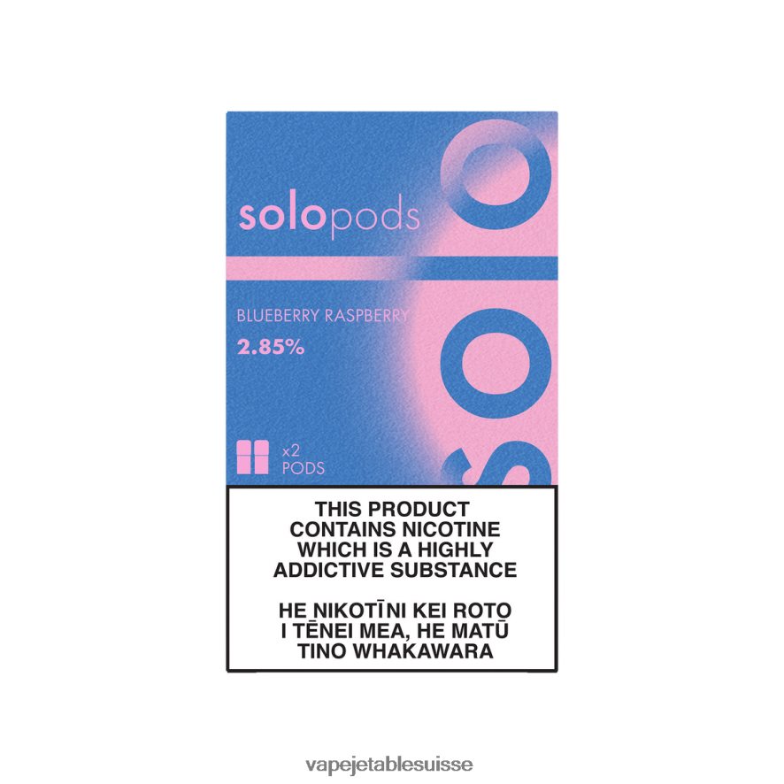 Vape Shop Geneve - Solo pack de 2 dosettes de remplacement 26LPZN53 myrtille framboise