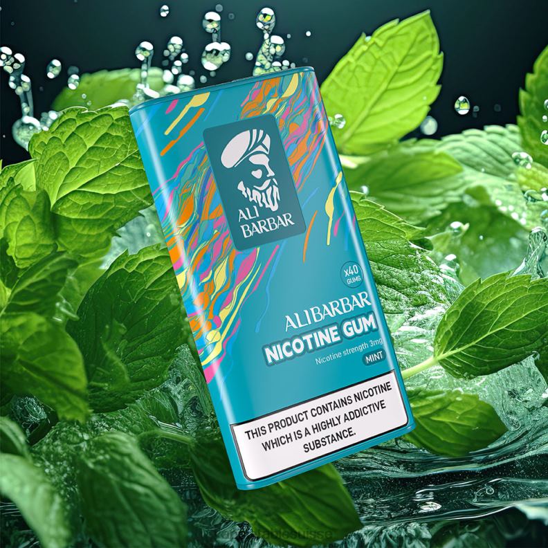 Vape Shop Geneve - Alibarbar gomme à la nicotine pomme 2RRNF98