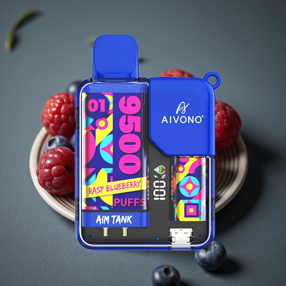 Aivono AIM-TANK 9500 Puffs 18ml 650mAh Framboise Myrtille