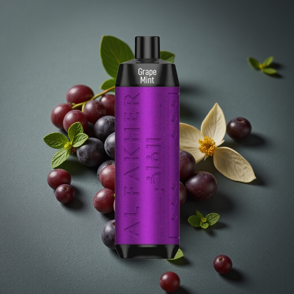 Al Fakher Crown Bar 8000 Crystal Disposable Vape Raisin Menthe – 18ml, 5mg, 8000 Puffs