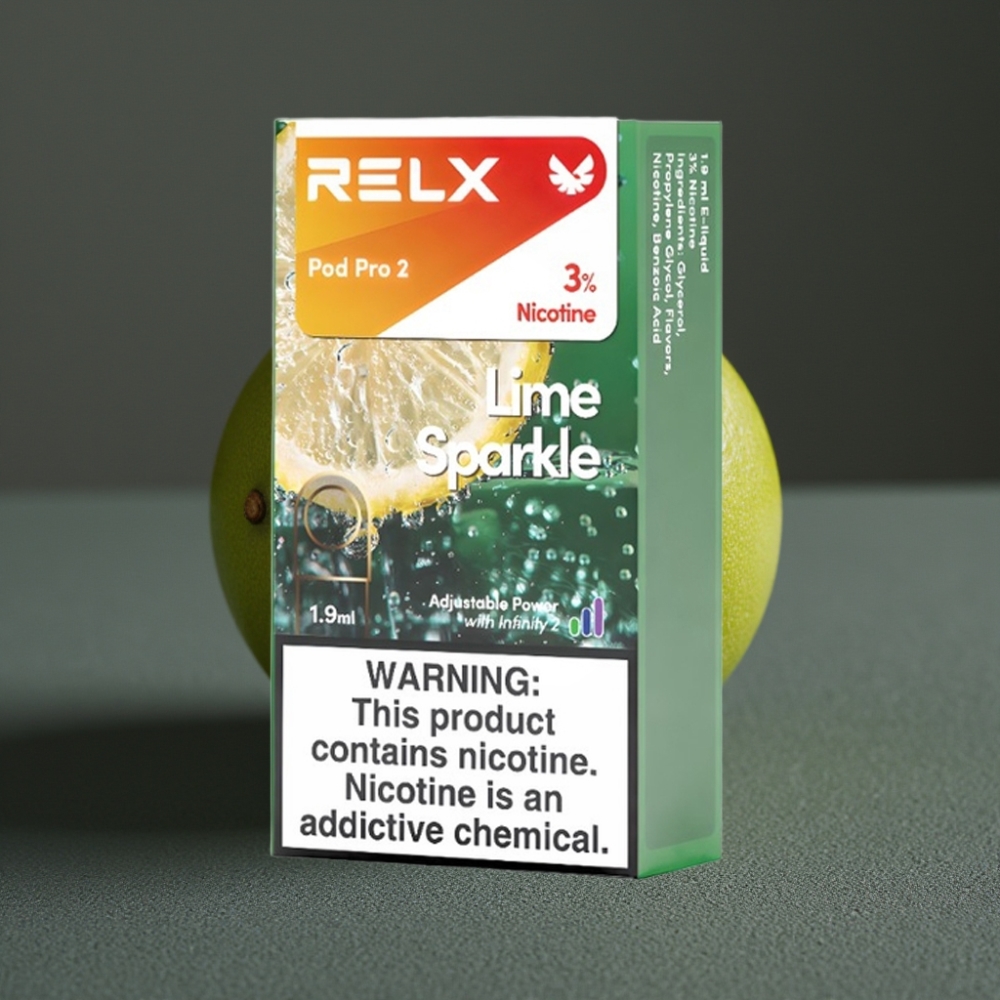 RELX Pod Pro 2 Étincelle Citron 600 bouffées 3% 1,9ml vape wholesale Suisse