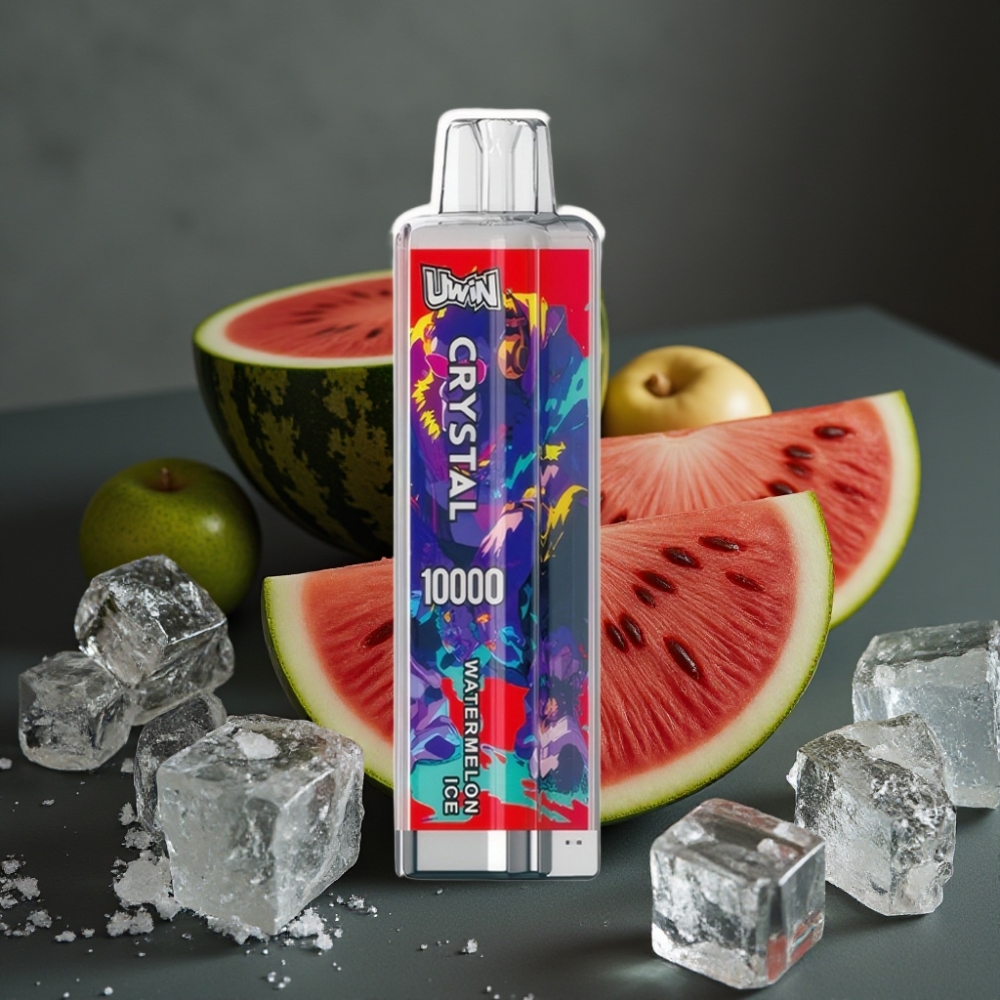 UWIN Crystal 10000 Puffs Pastèque Glacée 18ml 650mAh vape wholesale Suisse