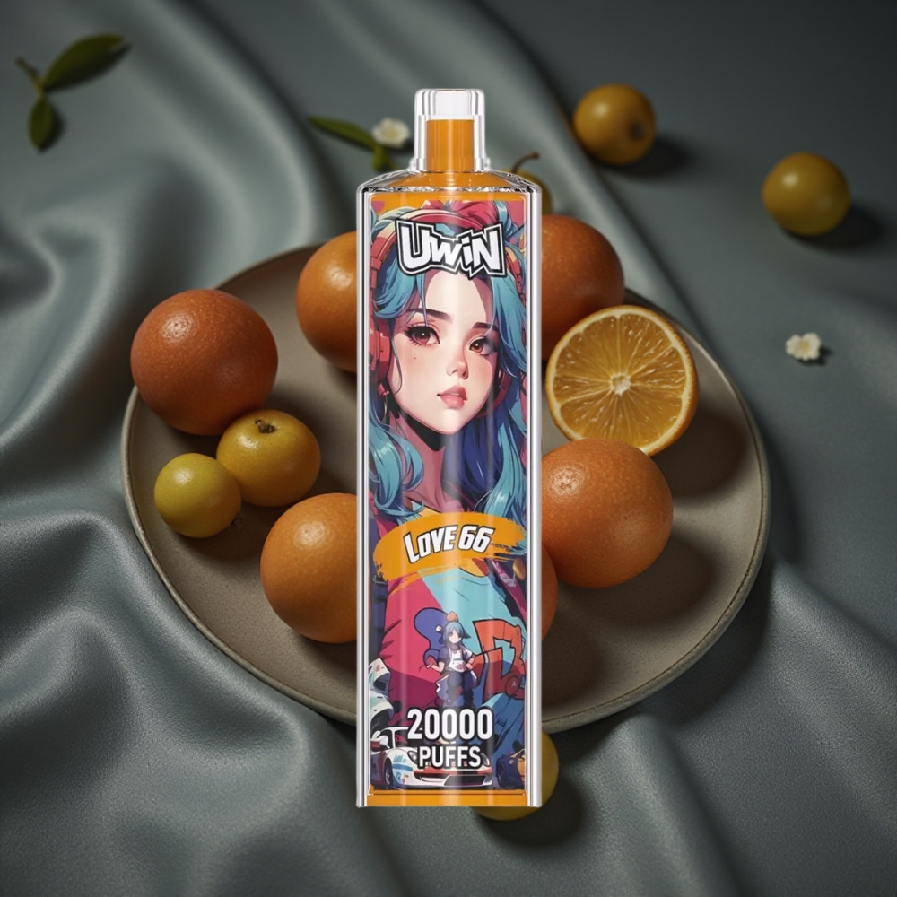 Uwin Shisha Hookah Crystal 20000 Puffs Love 66 22ml Mesh Coil