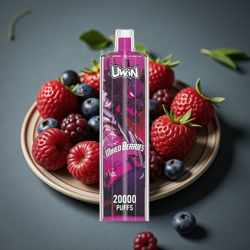Uwin Shisha Hookah Crystal 20000 Puffs Mix de Baies 22ml Type-C