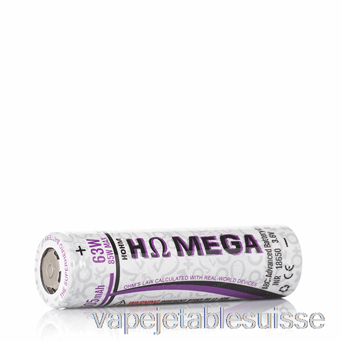 Vape Suisse Hohm Mega 18650 2505mah 22a Batterie Batterie Unique