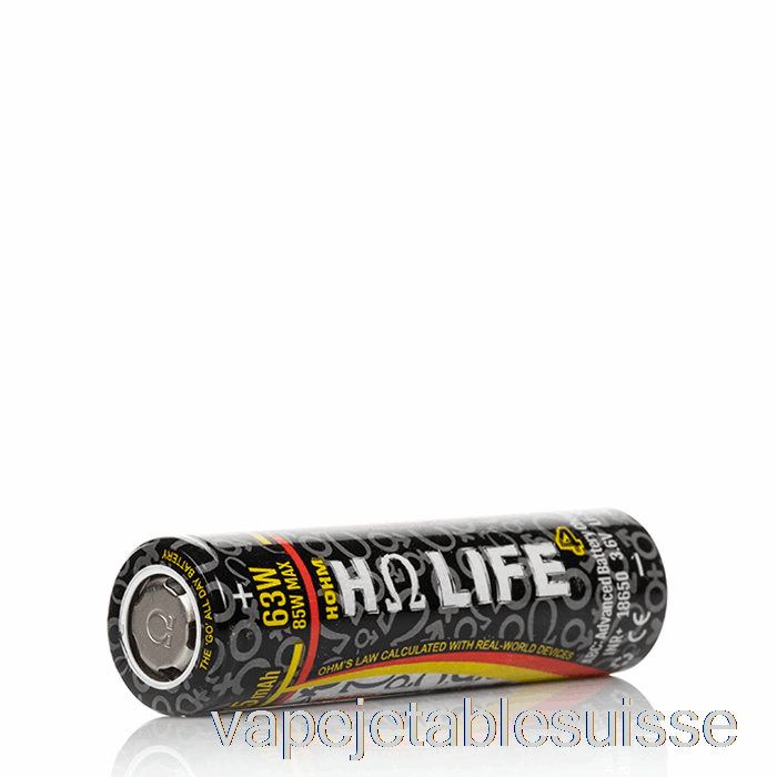 Vape Suisse Hohm Tech Life 4 18650 3015mah 22.1a Batterie Batterie Unique