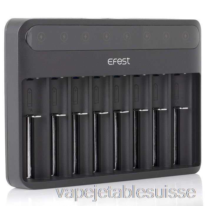 Vape Suisse Efest Chargeur De Batterie Intelligent Lush Q8 8 Baies