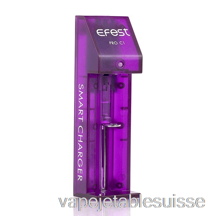 Vape Suisse Efest Pro C1 Chargeur De Batterie Intelligent 1 Baie