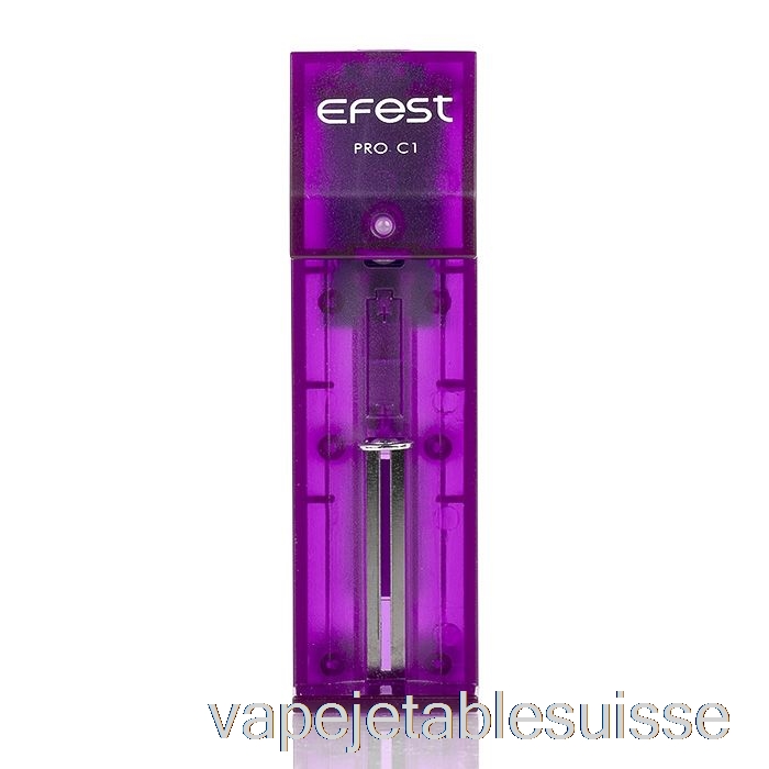 Vape Suisse Efest Pro C1 Chargeur De Batterie Intelligent 1 Baie