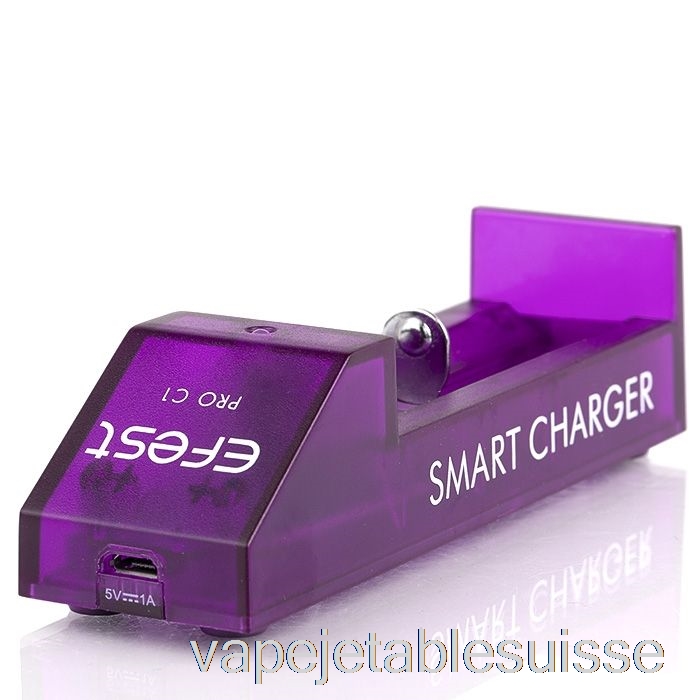 Vape Suisse Efest Pro C1 Chargeur De Batterie Intelligent 1 Baie