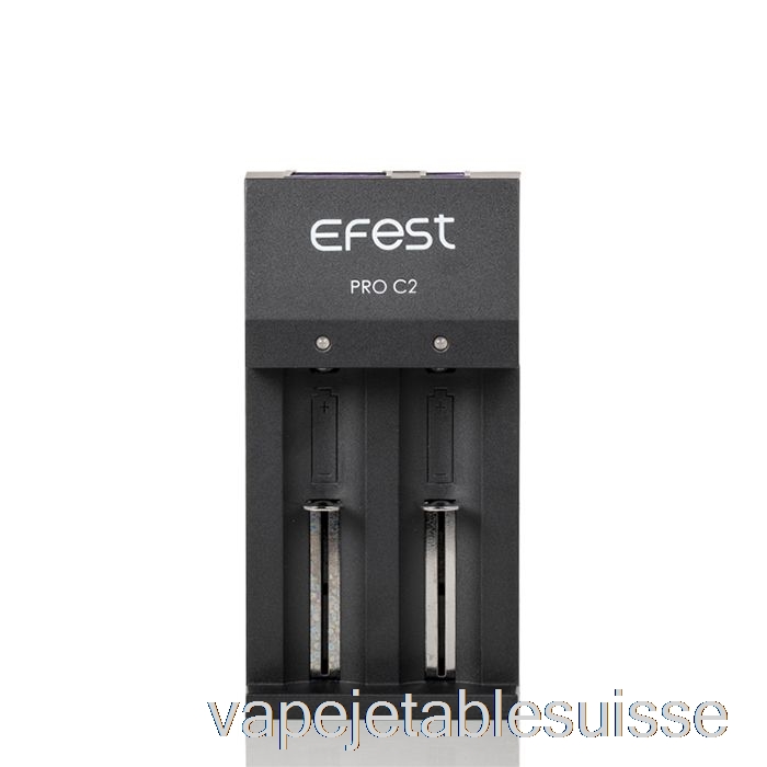 Vape Suisse Efest Pro C2 Chargeur De Batterie Intelligent à 2 Baies