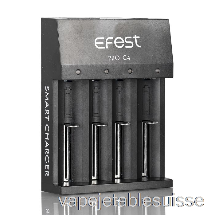 Vape Suisse Efest Pro C4 Chargeur De Batterie Intelligent à 4 Baies