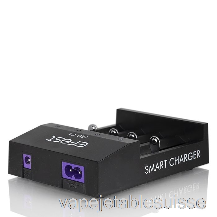 Vape Suisse Efest Pro C4 Chargeur De Batterie Intelligent à 4 Baies