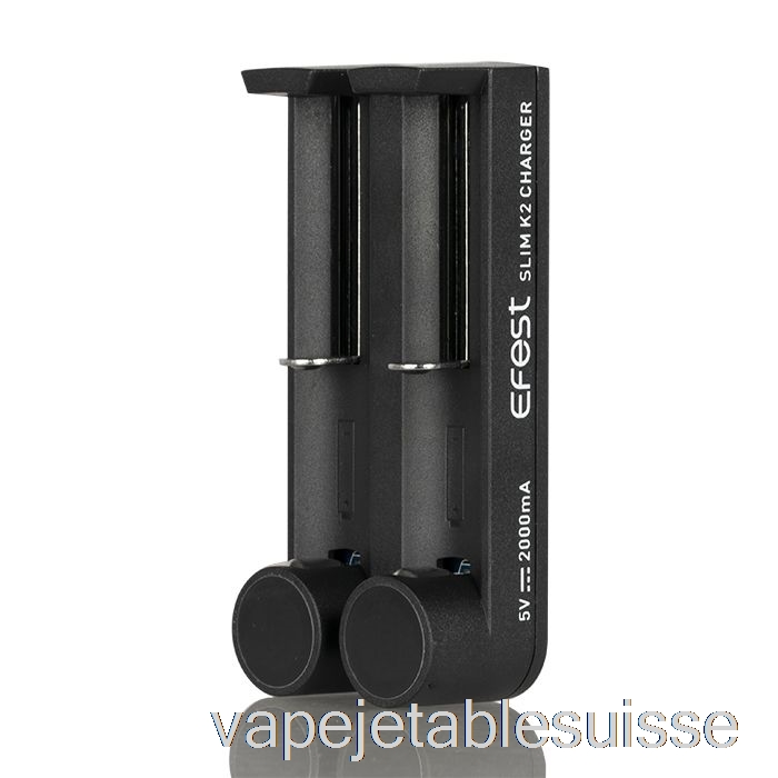 Vape Suisse Efest Slim K2 Chargeur De Batterie à Deux Emplacements
