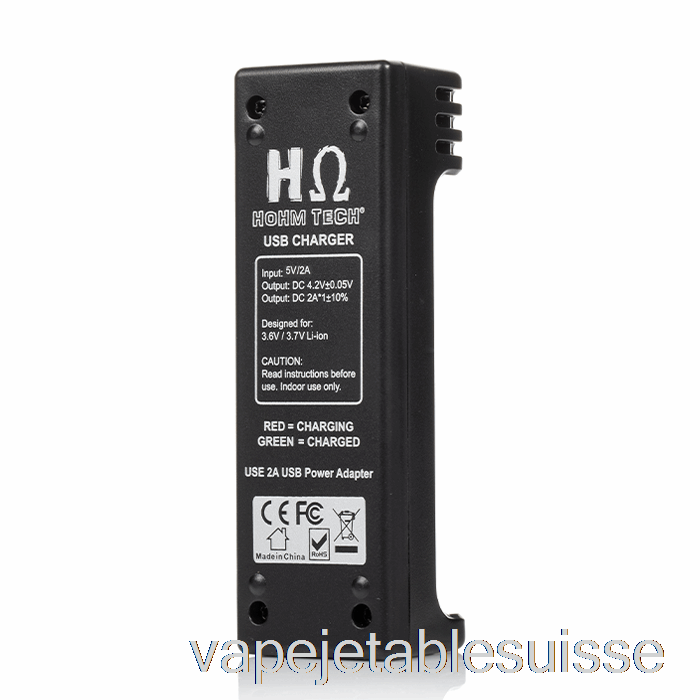 Vape Suisse Hohm Tech School Uno 2a Chargeur Usb