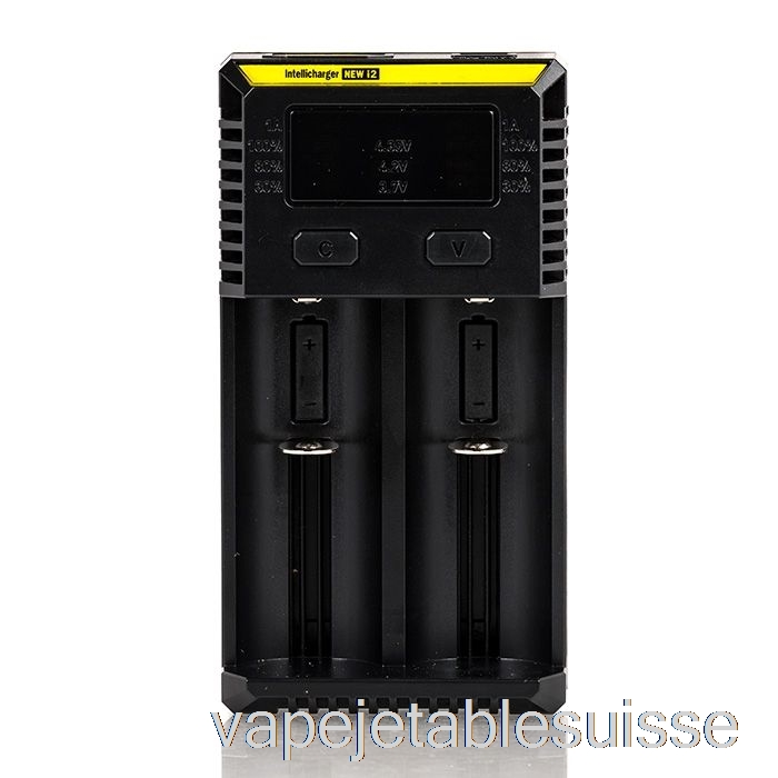 Chargeur De Batterie Vape Suisse Nitecore I2 (2 Baies)