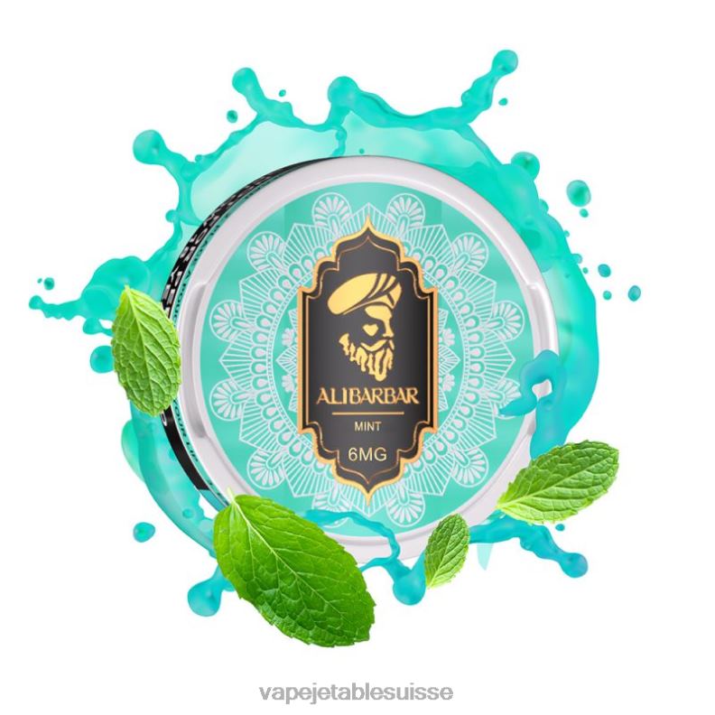 Vape Suisse - Alibarbar sachets de nicotine menthe 2RRNF89