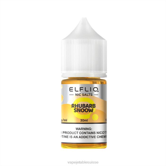 Rhubarbe Snoow R4L226 ELFBAR ELFLIQ nic sel 30ml