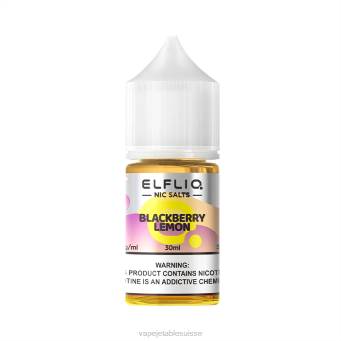citron à mûres R4L28 ELFBAR ELFLIQ nic sel 30ml