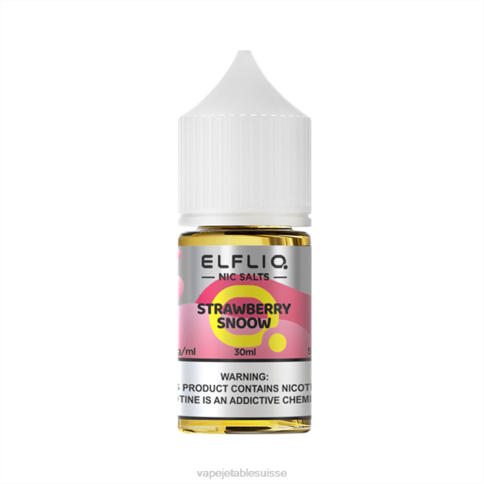 snow à fraise R4L233 ELFBAR ELFLIQ nic sel 30ml