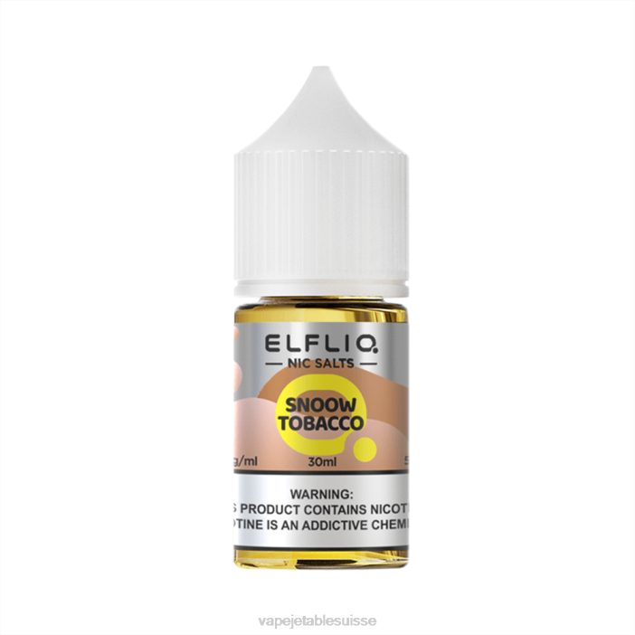 tabac de snoow R4L227 ELFBAR ELFLIQ nic sel 30ml