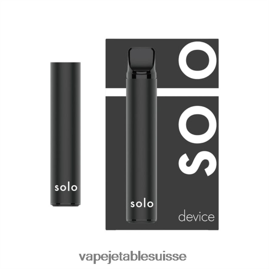 Vape Jetable Suisse - Solo MAX appareil à dosettes 26LPZN72 noir
