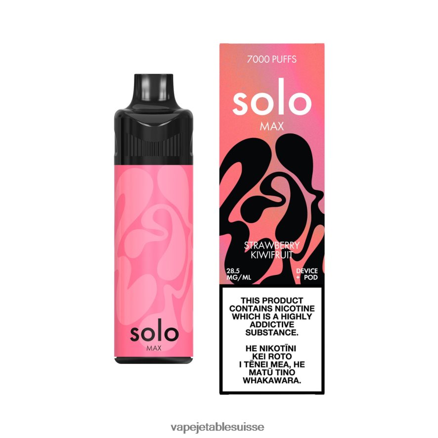 Vape Shop Geneve - Solo MAX kit de dosettes 26LPZN71 kiwi fraise