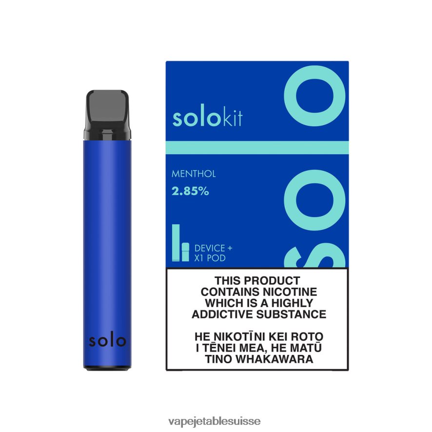 Vape Shop Geneve - Solo kit de dosettes 26LPZN47 menthol