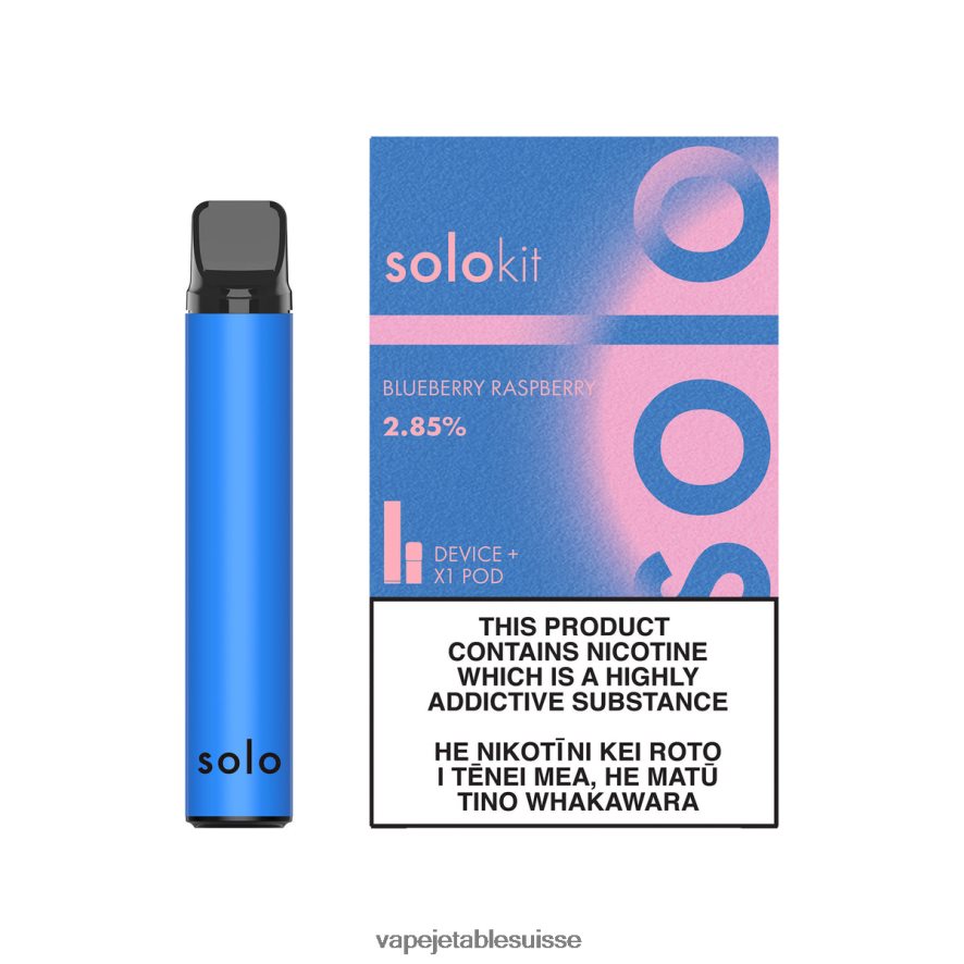 Vape Suisse - Solo kit de dosettes 26LPZN43 myrtille framboise