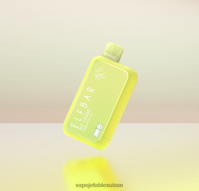 ELFBAR BC10000 édition dinmol de vape jetable 08R84017 glace à l'ananas vape shop geneve