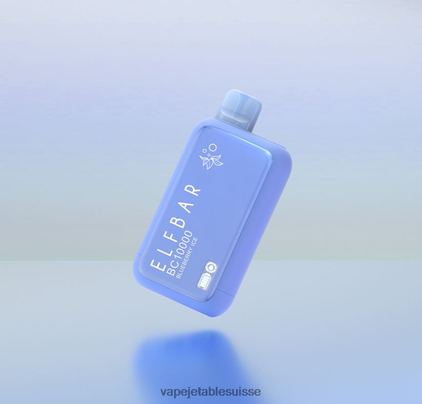 ELFBAR BC10000 édition dinmol de vape jetable 08R84022 glace aux myrtilles vape shop geneve