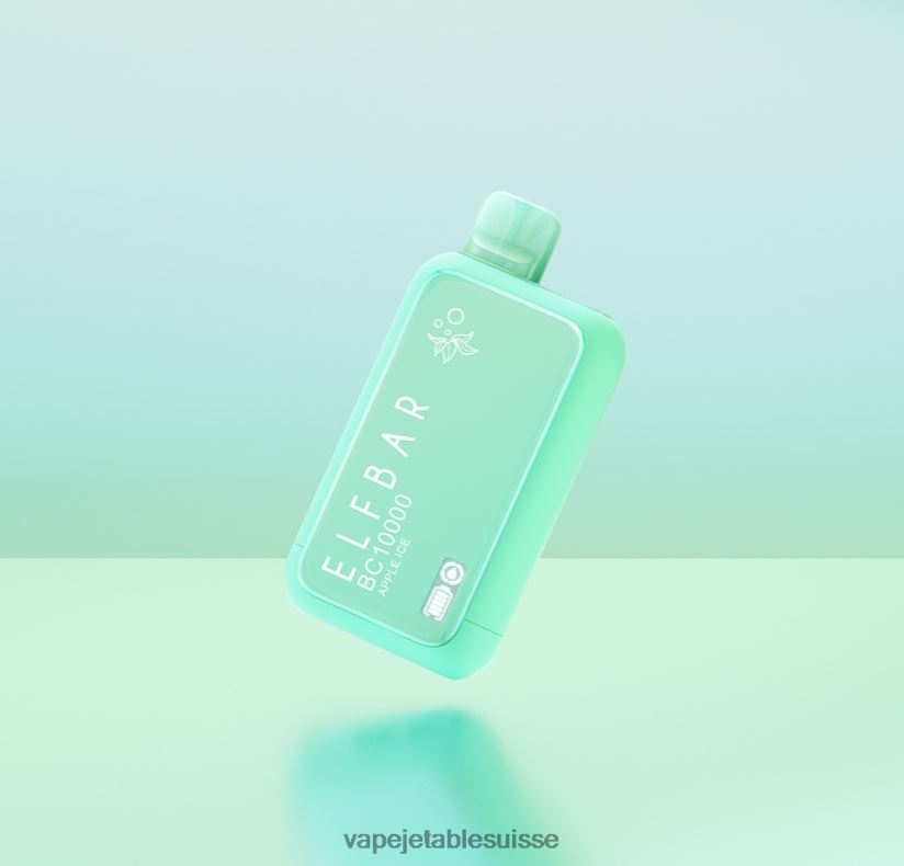 ELFBAR BC10000 édition dinmol de vape jetable 08R84023 glace aux pommes vape sans nicotine
