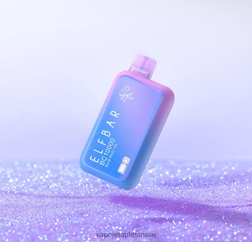 ELFBAR BC10000 édition jetable vape sunit 08R8401 glace bleue vape suisse