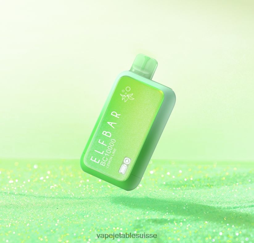 ELFBAR BC10000 édition jetable vape sunit 08R8406 citron vert vape suisse