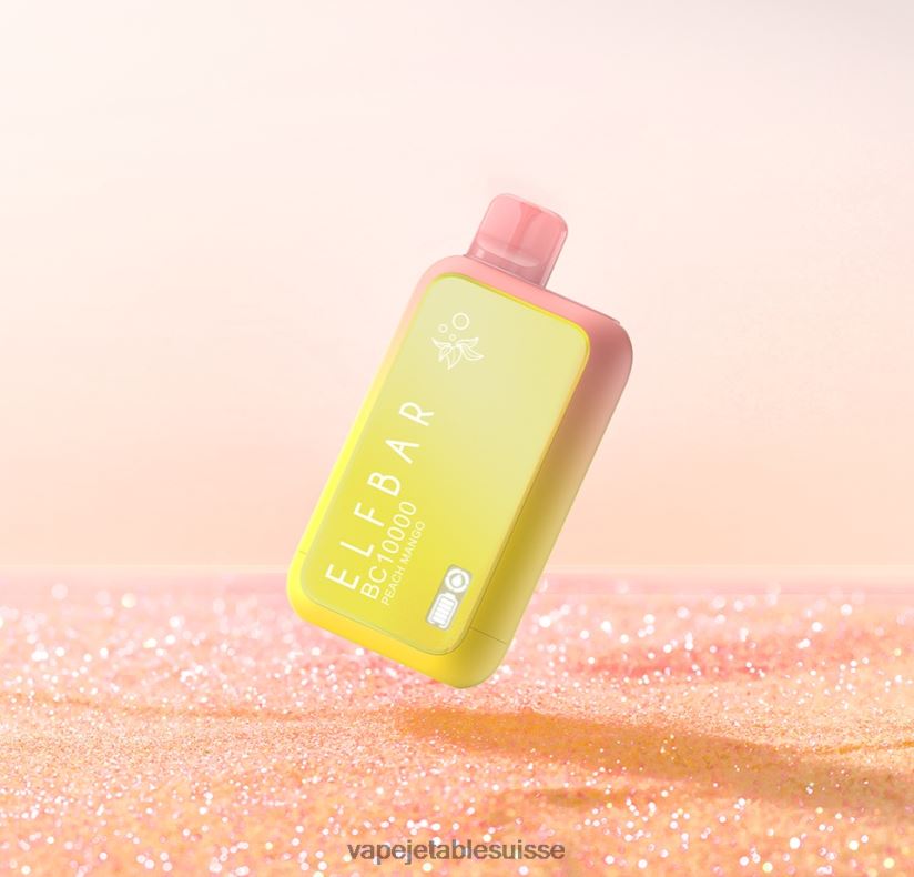ELFBAR BC10000 édition jetable vape sunit 08R8408 pêche mangue vape sans nicotine