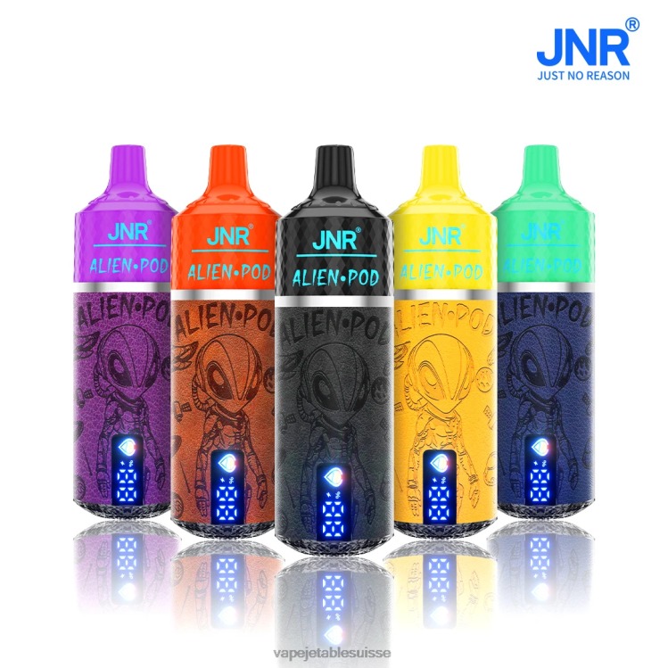 JNR Alien cosse 0P00D1 diverses saveurs vape suisse