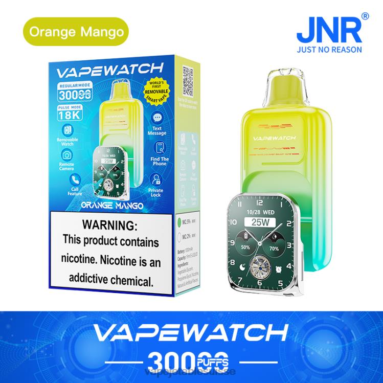 JNR montre vape 0P00D2 mangue orange vape shop geneve