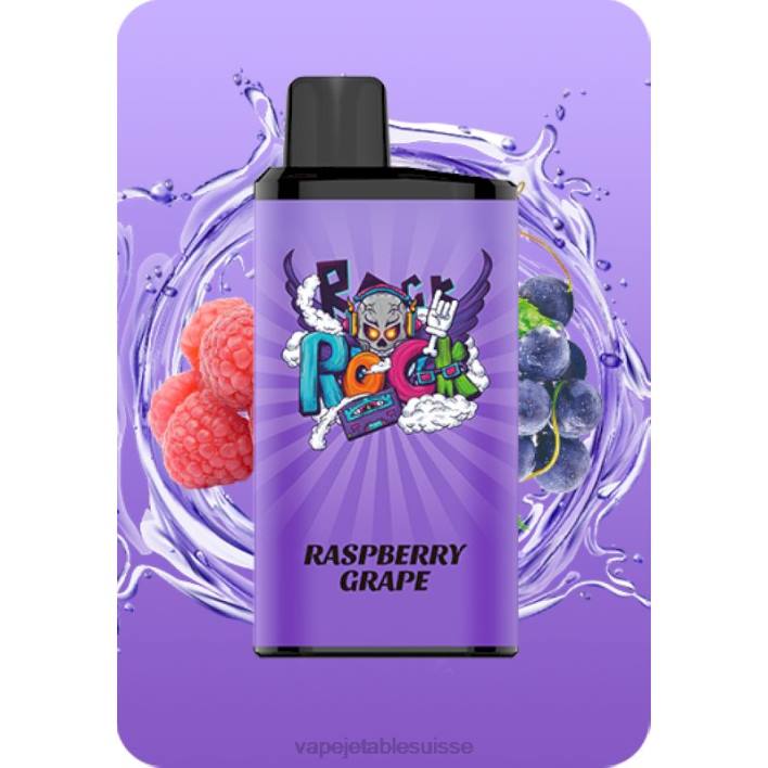 Vape Jetable Suisse - JV2X9 IGET Bar pro raisin framboise