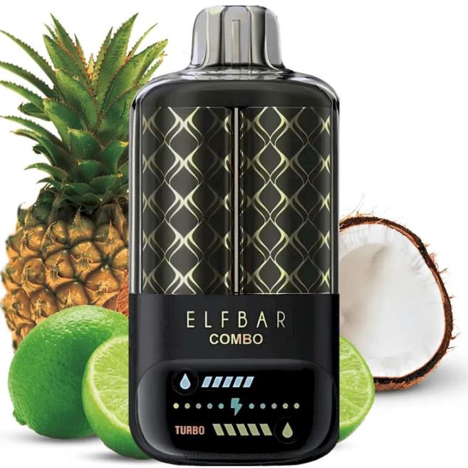 Vape Shop Geneve - Elf Bar Combo 25000 citron vert et ananas B6X665