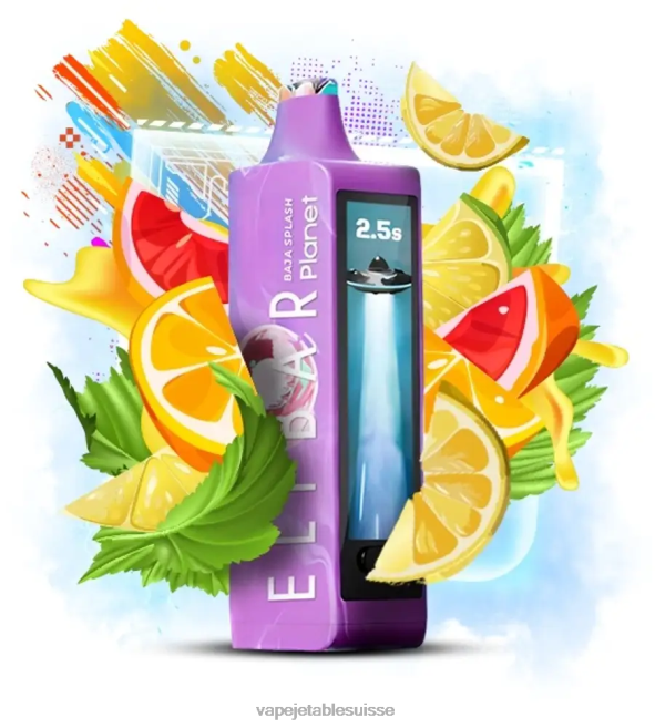Vape Shop Geneve - Elf Bar Planet 25000 baja éclaboussure B6X6626