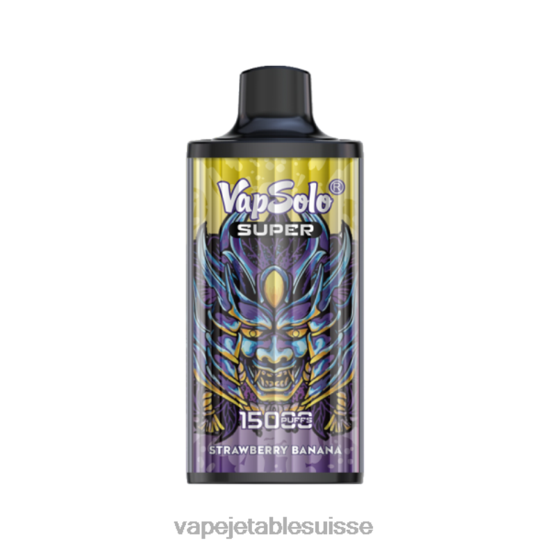 Vape Shop Geneve - Vapsolo SUPER vape jetable fraise banane 2RRNF134