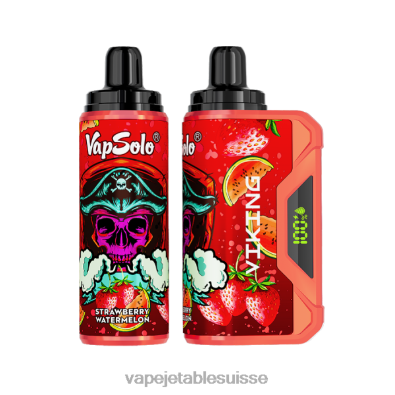 Vape Shop Geneve - Vapsolo VIKING vape jetable pastèque fraise 2RRNF158