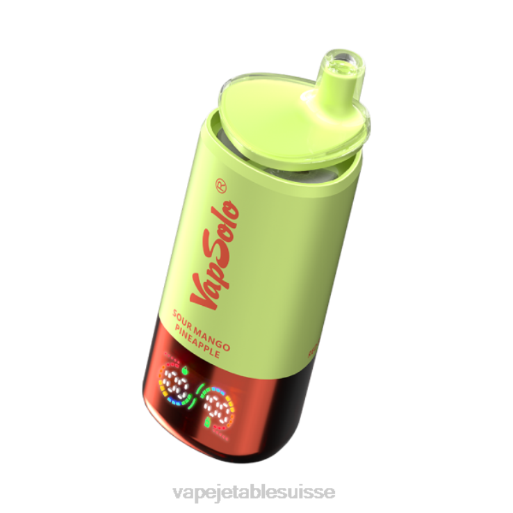 Vape Shop Geneve - fraise kiwi & mangue aigre ananas & red bull VapSolo Triple 30 000 bouffées 6PX885
