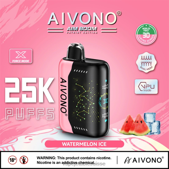 Vape Shop Geneve - glace à la pastèque Aivono AIM BOOM 25000 28408353