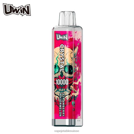 Vape Shop Geneve - pastèque fraise UWIN CRYSTAL 10000 vapes jetables 28408368