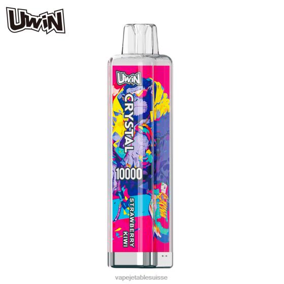 Vape Suisse - fraise-kiwi UWIN CRYSTAL 10000 vapes jetables 28408376