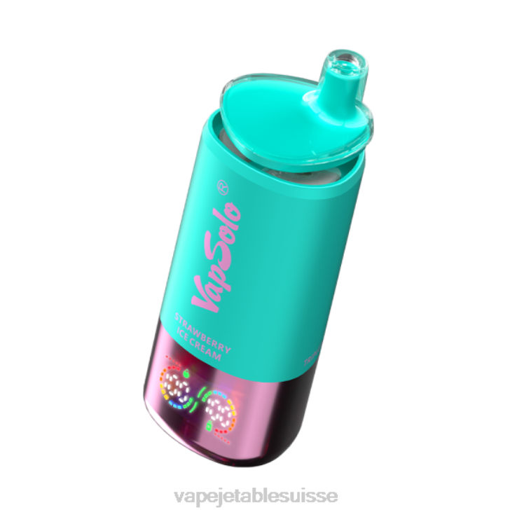Vape Suisse - glace pastèque & glace fraise & triple melon VapSolo Triple 30 000 bouffées 6PX8810