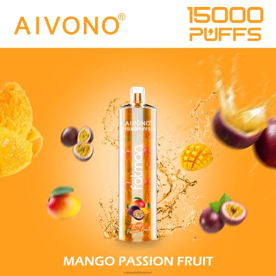Vape Suisse - mangue fruit de la passion Aivono FATMAN 15000 2840819
