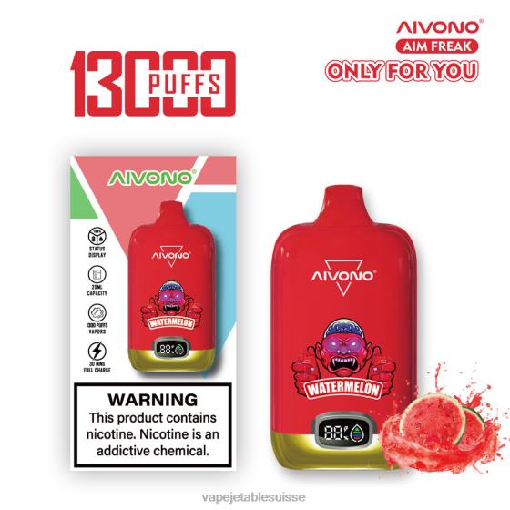 Vape Suisse - pastèque Aivono AIM FREAK 13000 28408244